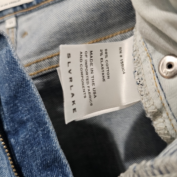 SLVRLAKE High Rise Straight Jeans - Picture 7 of 8